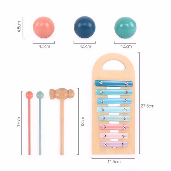 Infant Musical for Baby Educational Montessori Toys Baby Wooden Toy