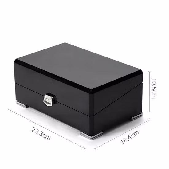 2023 High-End Piano Paint Wooden Wrist Watch Packaging Display Gift Box