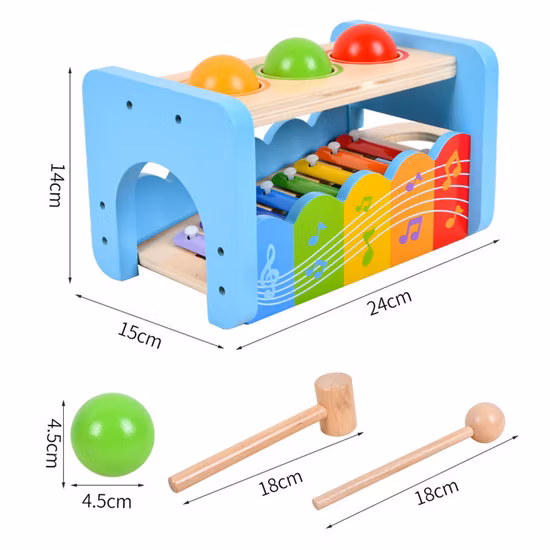 Infant Musical for Baby Educational Montessori Toys Baby Wooden Toy