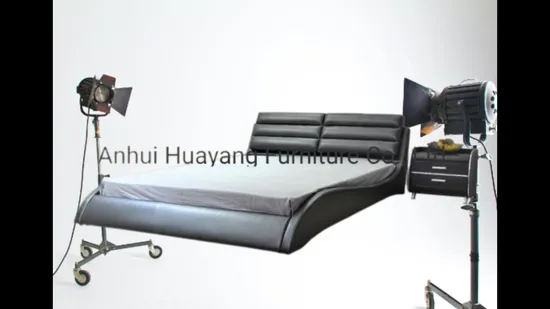 Huayang Customized Wooden Bedroom Home Furniture Double Bedfor Adult New