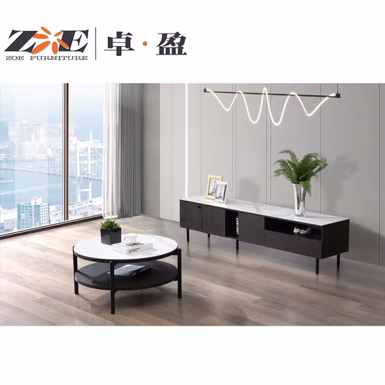 Fornecedor de fábrica Modern Home Living Room Furniture ODM OEM Color Opcional Wood TV Stand Unit Armário MDF Wood Designs Extended TV Stand