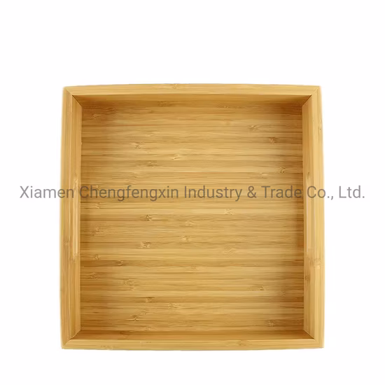 Atacado Madeira de Bambu com Bandeja de Mármore Preto ou Branco